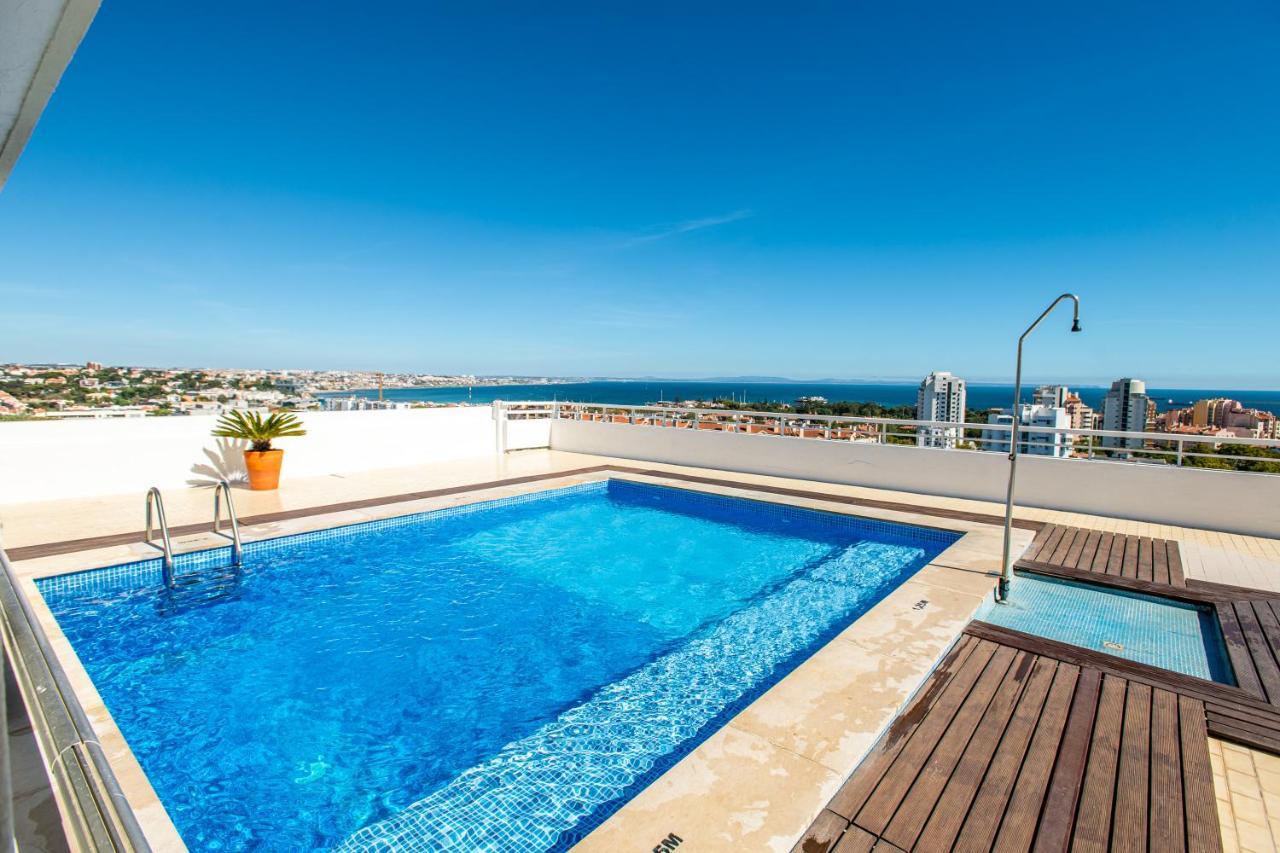 Amazing Sea View Apt With Pool Cascais - Atjoanas Esterno foto
