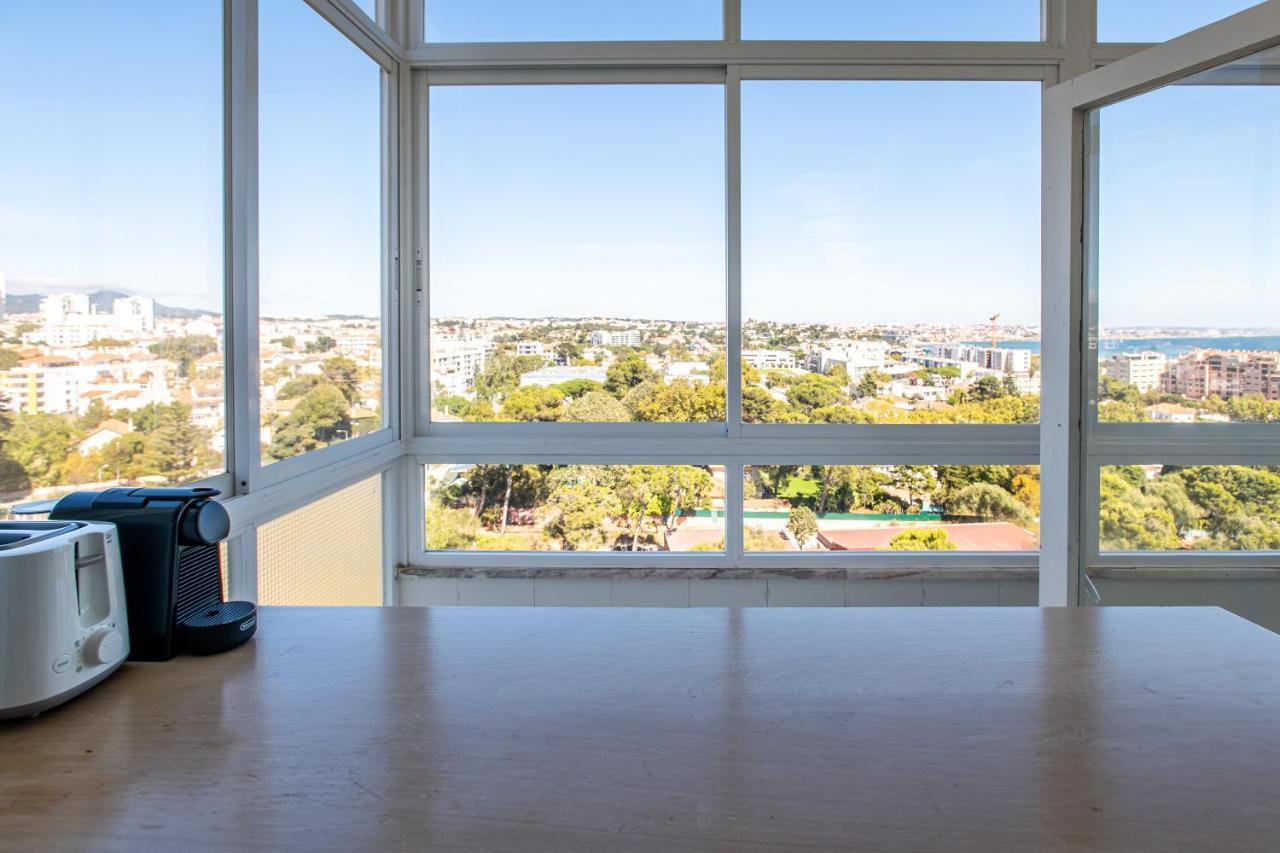 Amazing Sea View Apt With Pool Cascais - Atjoanas Esterno foto