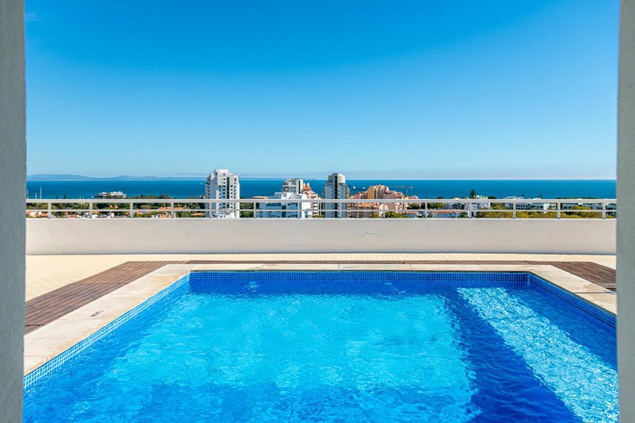 Amazing Sea View Apt With Pool Cascais - Atjoanas Esterno foto