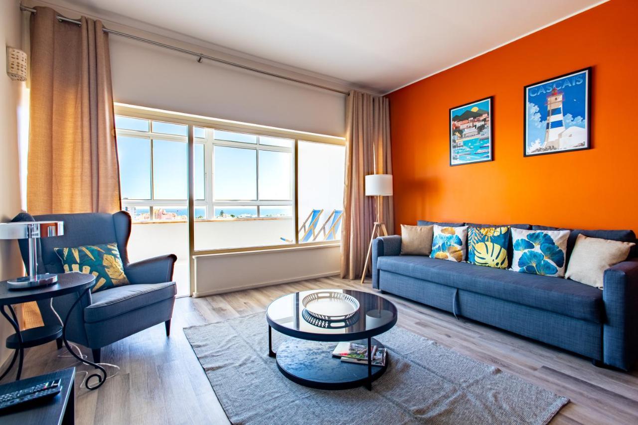 Amazing Sea View Apt With Pool Cascais - Atjoanas Esterno foto