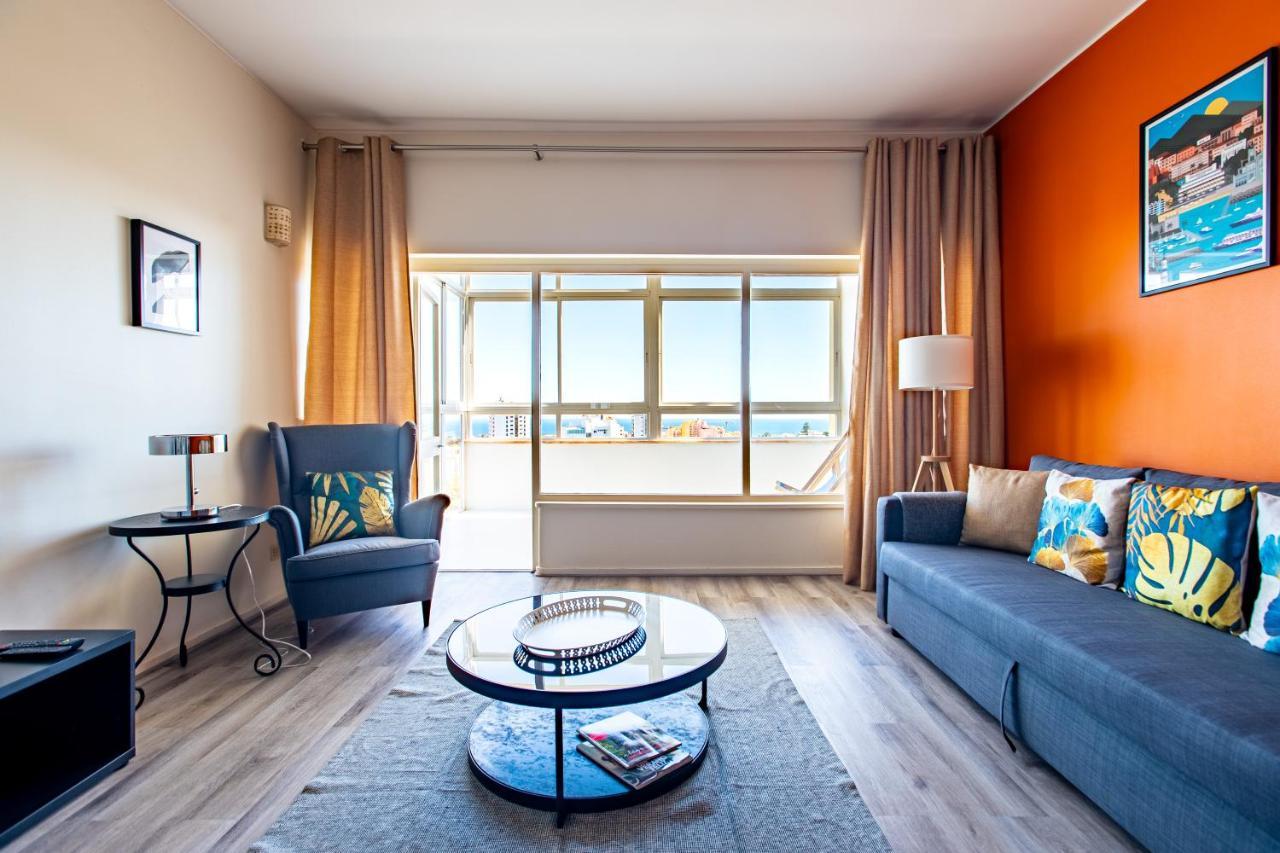 Amazing Sea View Apt With Pool Cascais - Atjoanas Esterno foto